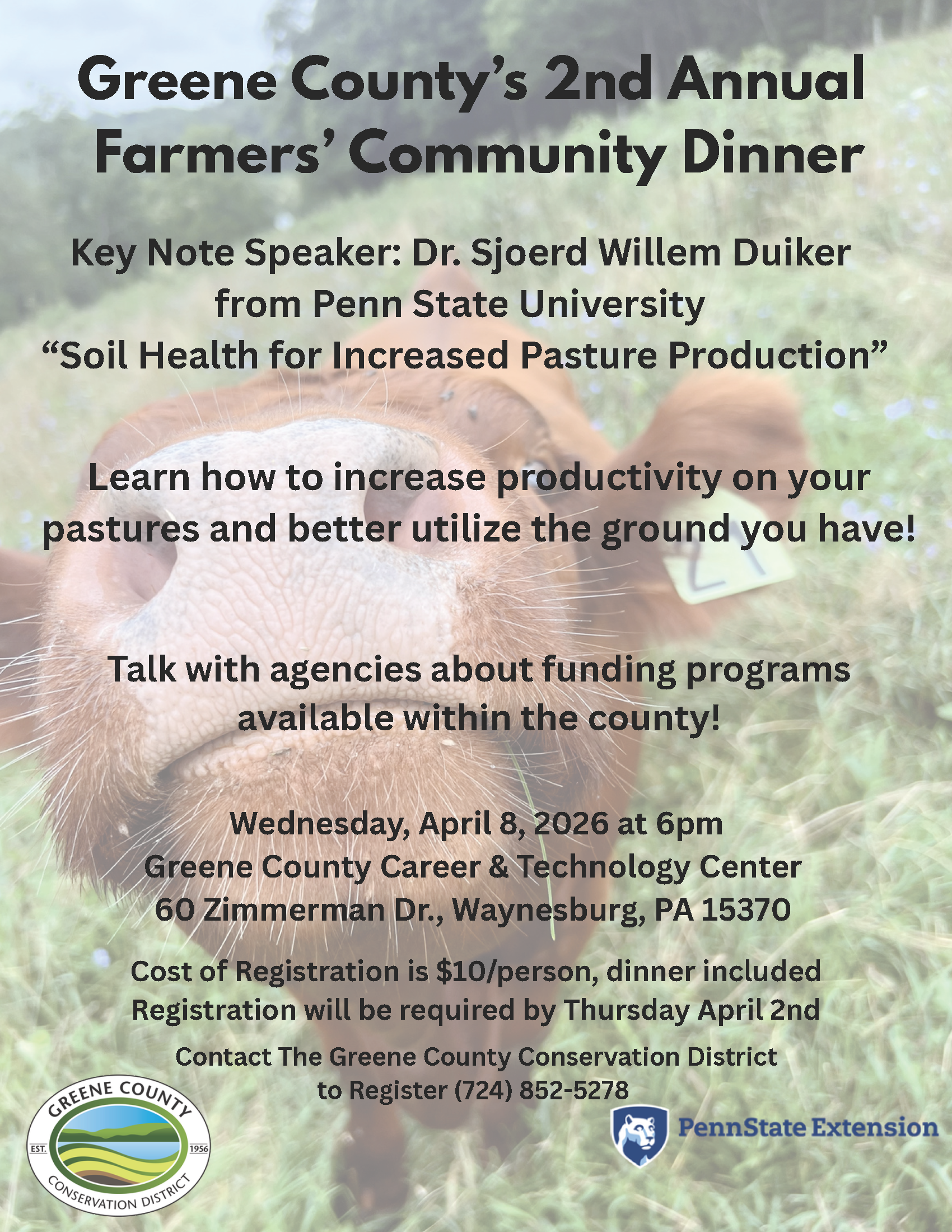 Greene County's 2nd Annual Farmers' Dinner
