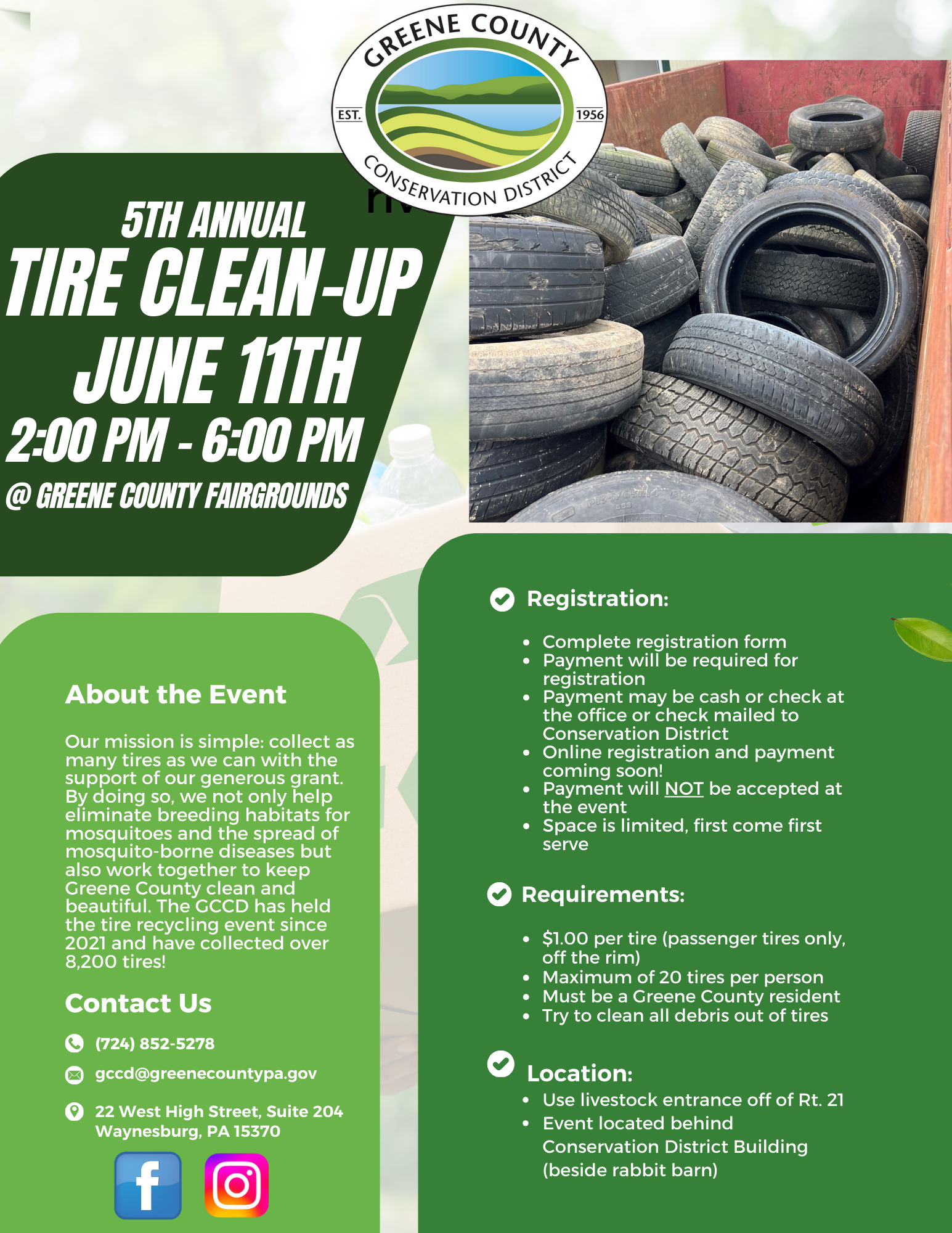 Greene County Conservation District Tire Recycling