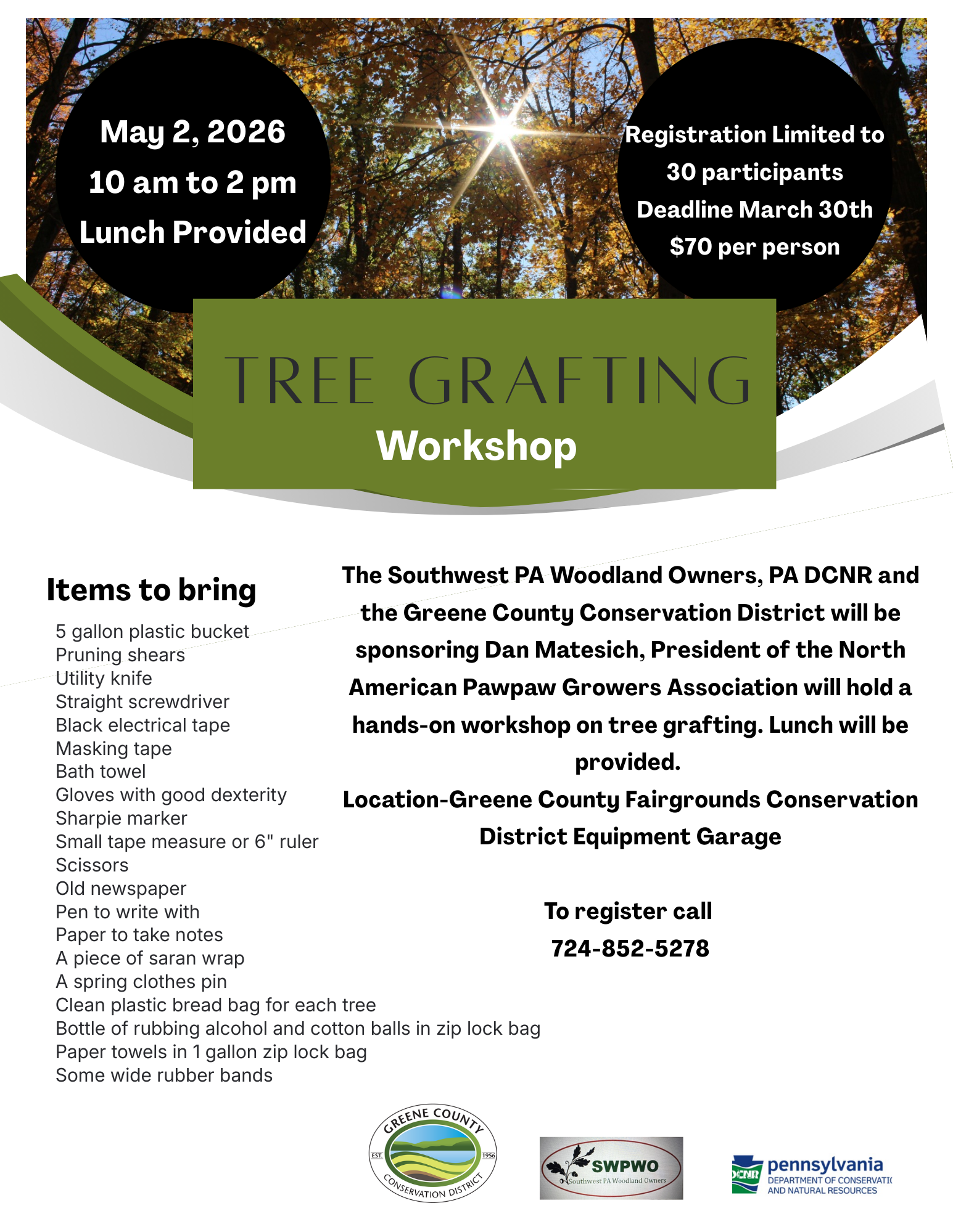 Tree Grafting Workshop