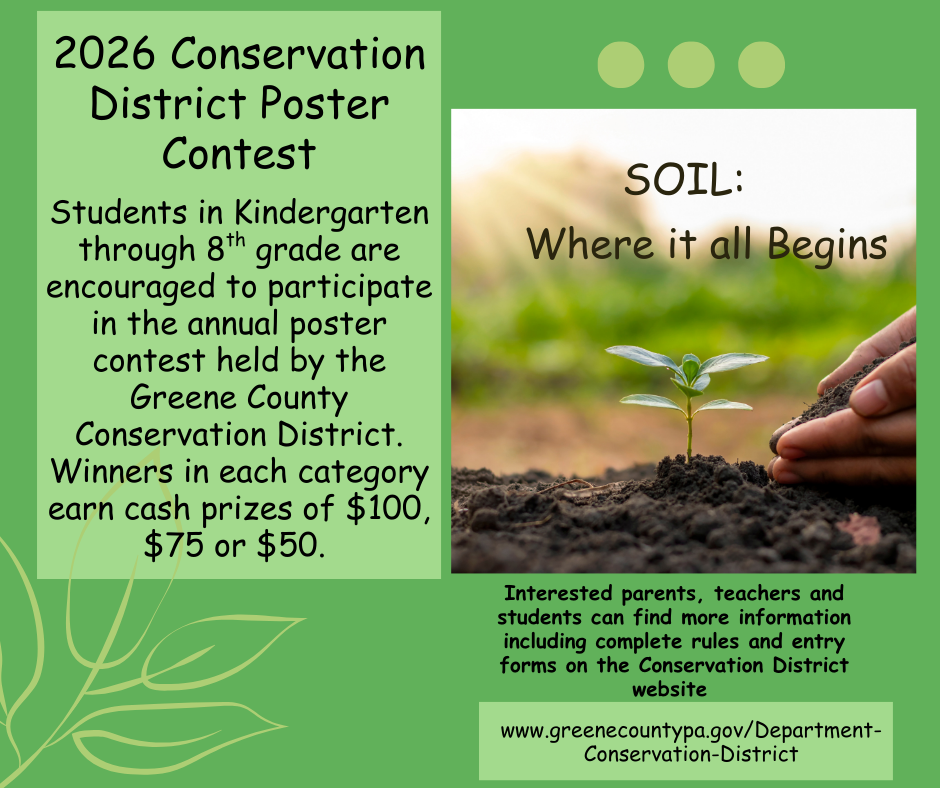 The Conservation District Announces 2026 Poster Contest