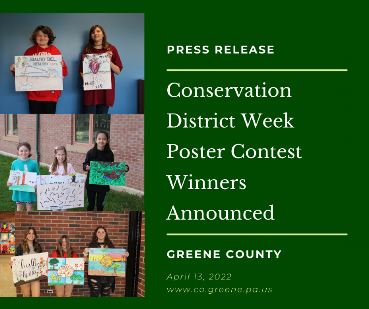 Conservation District Week Poster Contest Winners Announced